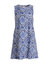 Beth Dress In Painted Tile Cobalt - Painted Tile Cobalt