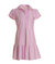 Giselle Dress In Blocks Begonia Pink - Blocks Begonia Pink