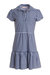 Giselle Gingham Dress In Navy - Navy