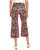 Trixie Cropped Pant In Ikat Jungle Multi