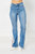 Americana Flag Flare Jeans In Medium Wash - Medium Wash