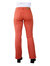 Autumn Mid Rise Slim Bootcut Jeans In Terracotta