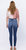 Buttonfly Skinny Jeans In Medium Vintage Wash