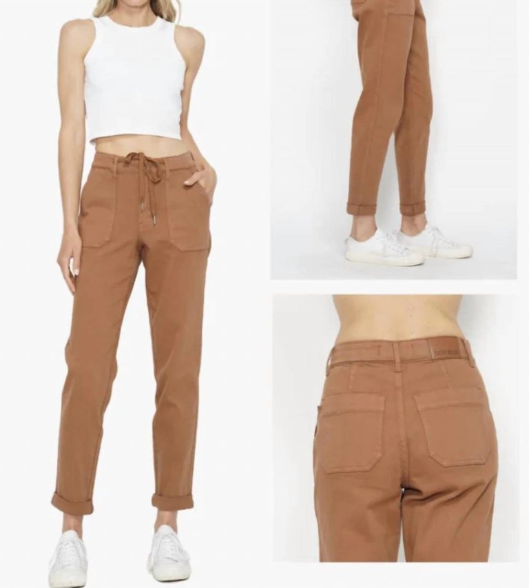 Camel Joggers In Camel Brown - Camel Brown