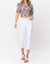 Capri Pants In White - White