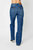 Cargo Wide Leg Jeans In Blue