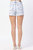 Cherry Embroidery High Rise Cut-Off Short