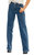 Classic Wide Leg Bootcut Jeans In Medium Blue - Medium Blue