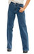 Classic Wide Leg Bootcut Jeans In Medium Blue - Medium Blue