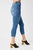 Cool Denim Capri Pants In Blue