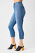 Cool Denim Capri Pants In Blue