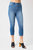 Cool Denim Capri Pants In Blue