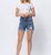 Dandelion Cuffed Shorts In Blue - Blue