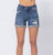 Dandelion Cuffed Shorts In Blue