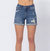 Dandelion Cuffed Shorts In Blue