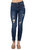 Destroyed Relaxed Fit Jean - Dark Wash