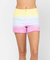 Dip Dye Denim Shorts In Multi Color