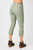 Garment Dyed Capri Pants In Sage