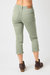 Garment Dyed Capri Pants In Sage