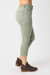 Garment Dyed Capri Pants In Sage