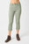 Garment Dyed Capri Pants In Sage - Sage