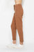 Garment Dyed Cuffed Jogger Pants In Camel