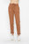 Garment Dyed Cuffed Jogger Pants In Camel