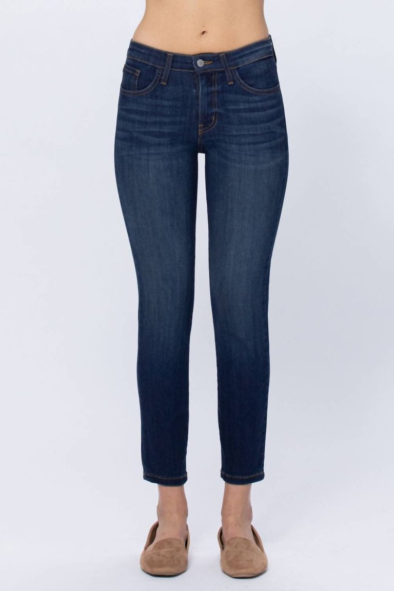 Hand-Sand Relaxed Fit Jeans In Dark Blue