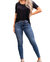 Handsand Mid-Rise Jeans In Medium Blue - Medium Blue