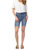 Hi Rise Bermuda Short In Blue Denim