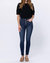 High Rise Button Fly Jeans