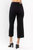 High Rise Control Top Wide Leg Crop Jeans In Black