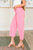 High Rise Control Top Wide Leg Crop Jeans In Pink