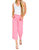 High Rise Control Top Wide Leg Crop Jeans In Pink - Pink