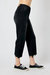 High Rise Cropped Wide Leg Jean - Plus In Black