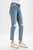 High Rise Rhinestone Embellished Jeans