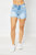 High Rise Short In Light Denim - Light Denim