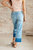 High Rise Wide Leg Crop Jeans In Medium Wash