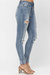 High Waist Heavily Destroyed Tall Skinny Jean