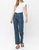 High Waist Vintage Elastic Waist Straight Jeans In Medium Wash - Medium Wash