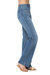 Hw Elastic Pull On Flare Pants- Plus Size In Blue