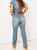 Lightwave High Waist Denim Jumpsuit In Blue