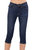 Mid-Rise Skinny Capri - Dark Wash