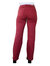 Phoebe Front Seam Jeans In Burgundy