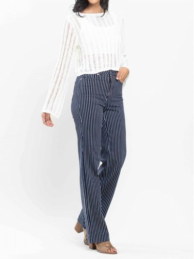 Judy Blue Pin Stripe Denim Jeans In Blue product
