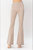 Serenity High Rise Tummy Control Tan Khaki Flare Jeans In Kakhi