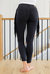 Side Fringe Skinny Jegging In Black