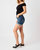 Tummy Control Cuffed Shorts In Vintage Wash