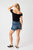 Tummy Control Cuffed Shorts In Vintage Wash