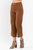 Tummy Control Garment Dyed Jeans In Brown